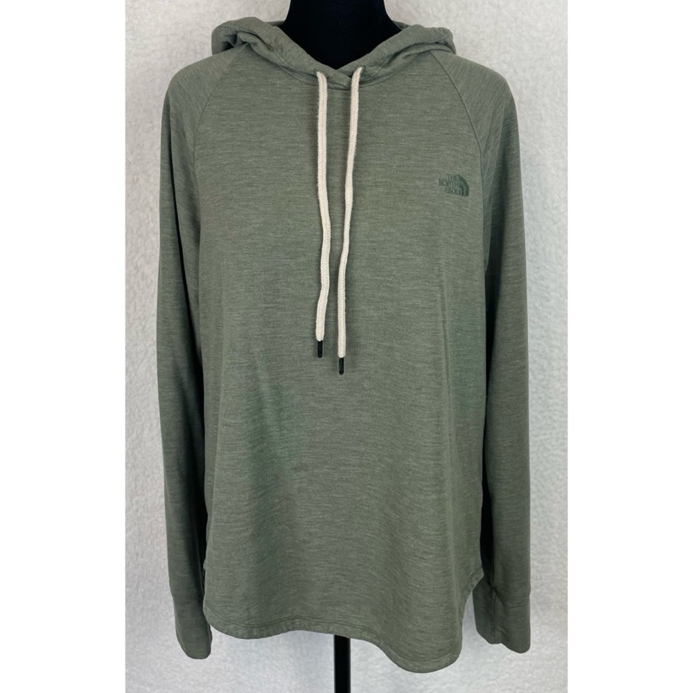 THE NORTH FACE • Thyme Heather Westbrae Knit Pullover Hoodie, L - Picture 12 of 15